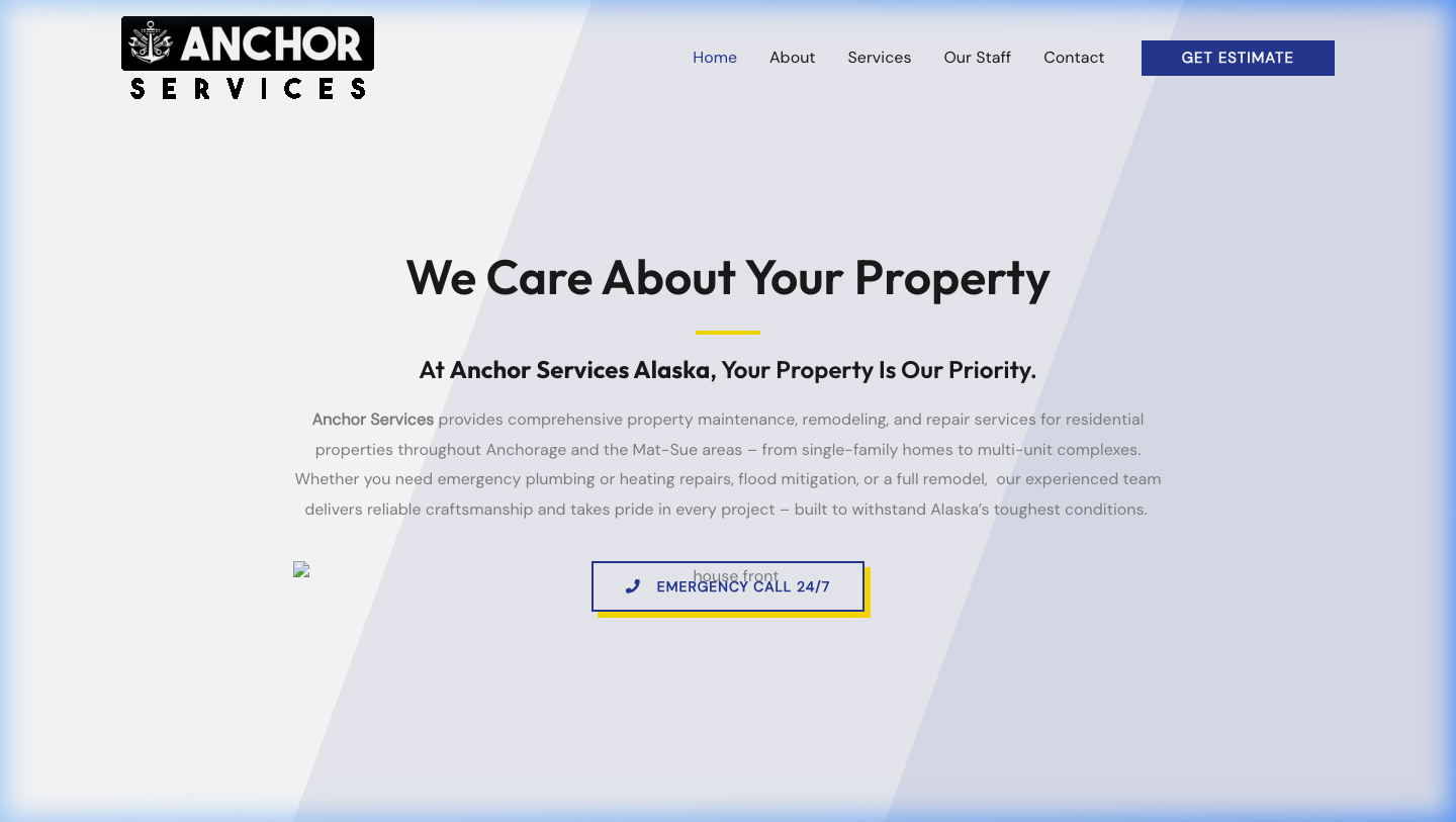 Anchor Services - Commercial Industrial Services Alaska Web Design