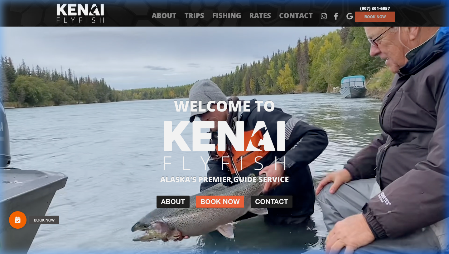 Kenai Fly Fish - Tourism / Guided Fishery Alaska Web Design